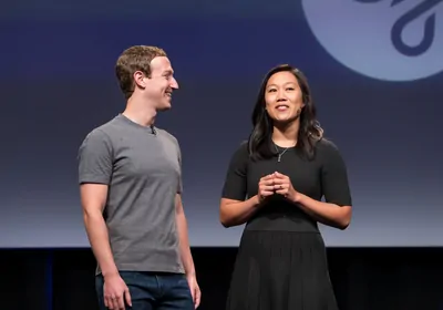  Cofounders and co-CEOs of the Chan Zuckerberg Initiative, Mark Zuckerberg and Priscilla Chan